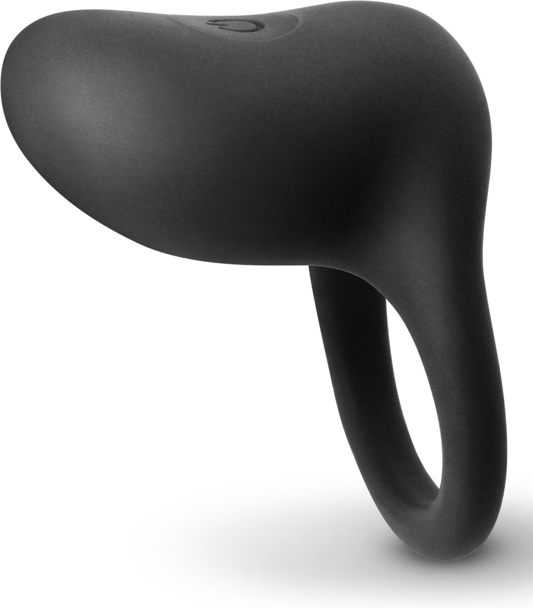 Renegade - Regal Vibrerende Siliconen Ring - Zwart