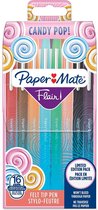 Paper Mate viltstiften | medium punt (0,7 mm) | Candy POP en diverse kleuren | 16 stuks