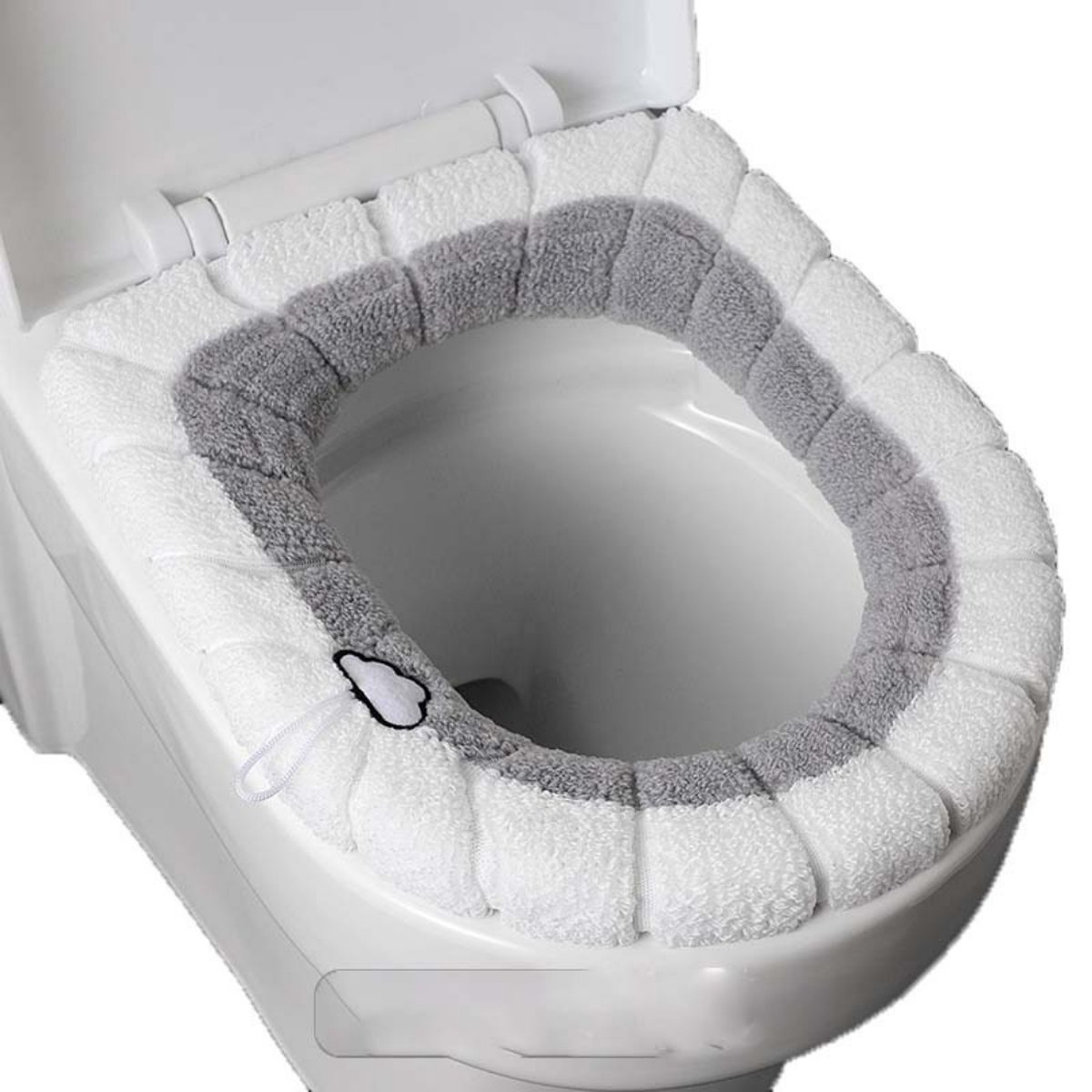 Universele, wasbare toiletbrilhoes, warme en zachte toiletbrilhoes voor in de badkamer Universele, wasbare toiletbrilhoes, warme en zachte toiletbrilhoes voor in de badkamer