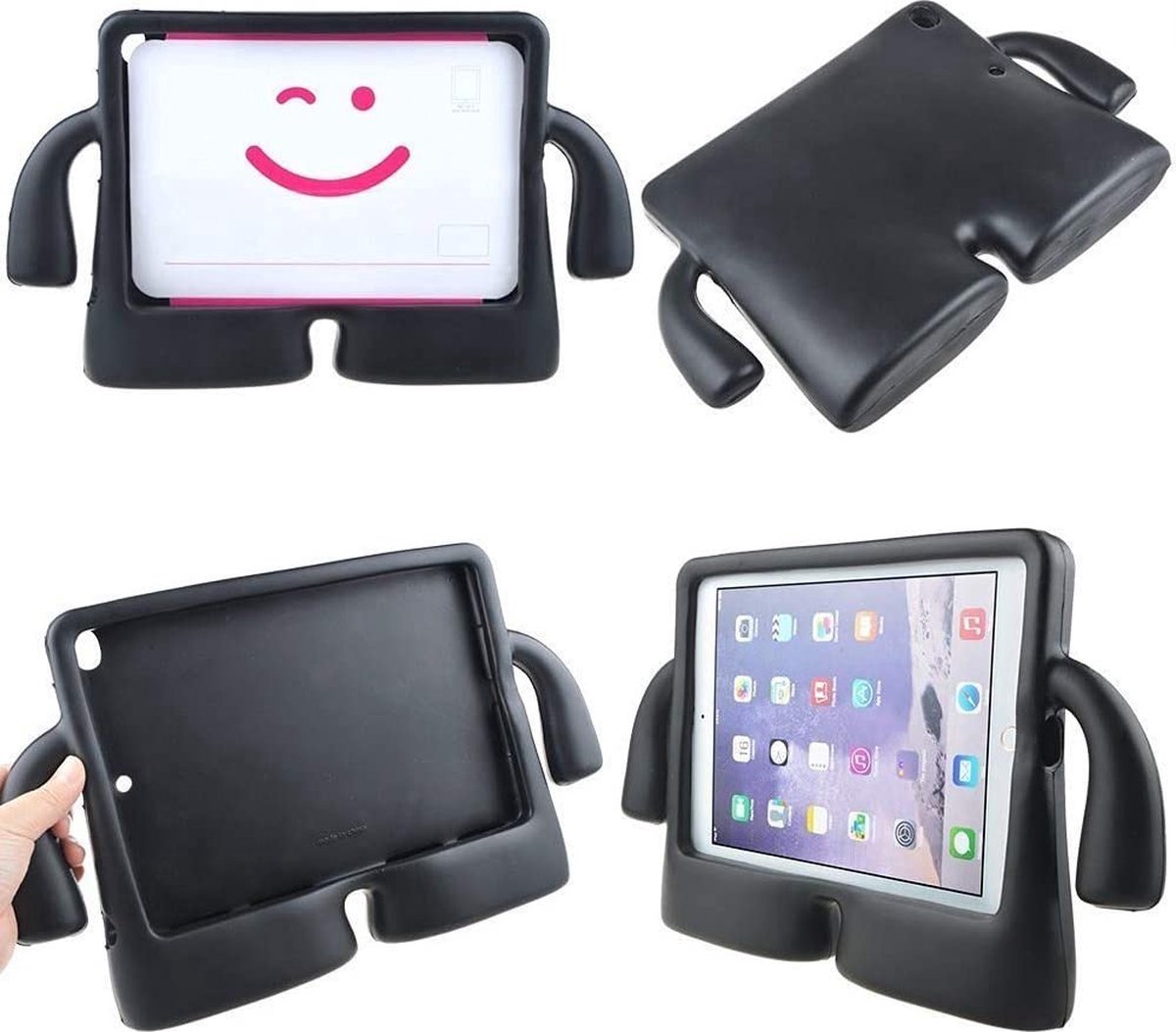 New Age Devi - iPad 2/3/4 Kids Proof Cover Kinderhoes - Zwart voor Kinderen