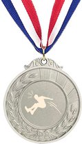 Akyol - atletiek medaille zilverkleuring - Atletiek - sporters - sprinten, springen, werpen, uithoudingsvermogen, competitieve sport.