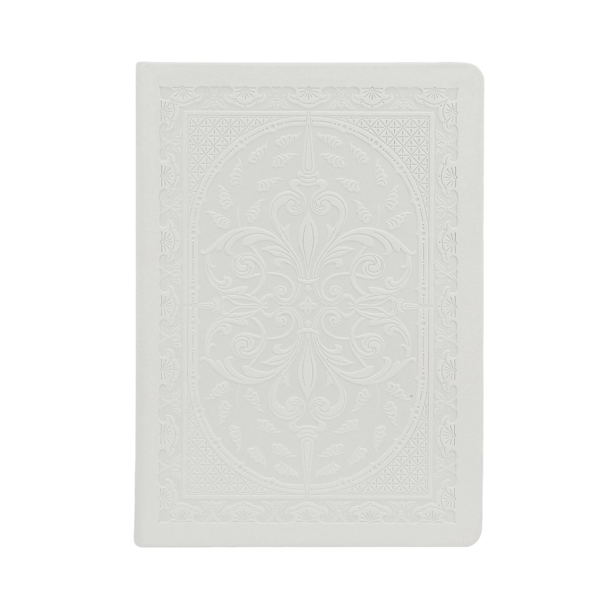 Victoria's Journals - Notitieboek A5 - Old Book Journal - Vintage - Premium Vegan Leer Hardcover - 320 Pagina's Premium Papier (Wit)
