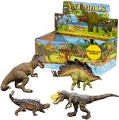 Van der Meulen Dinosaurus Moyen 4 Assortis Présentoir