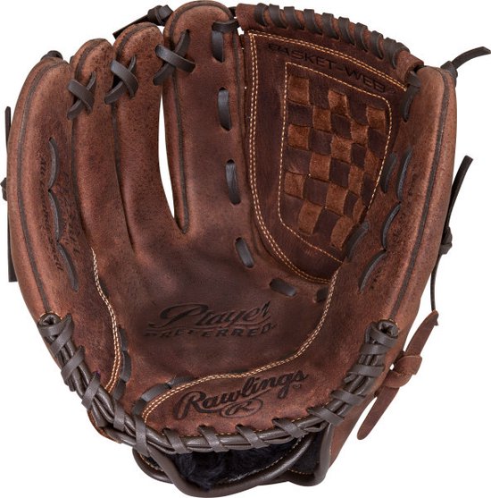 Foto: Rawlings p120bfl player preferred honkbal softbal handschoen bruin 12 inch