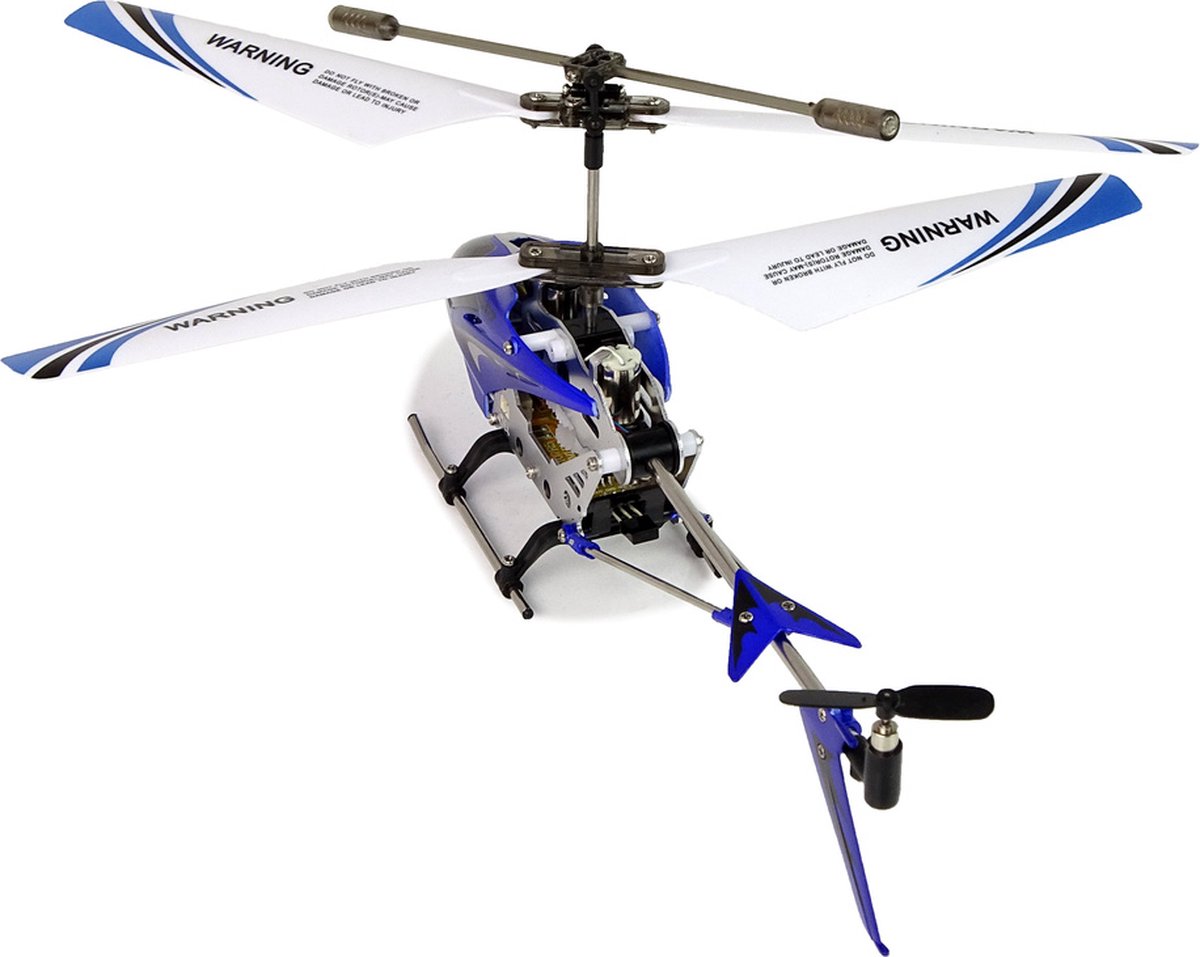 Syma S107G RC helikopter - met 3 Kanaal vliegroute - blauw/wit — cadeau in Spellen & Speelgoed - foto 2