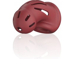 Model 28 - Ultra Soft Silicone Chastity Cage - Red