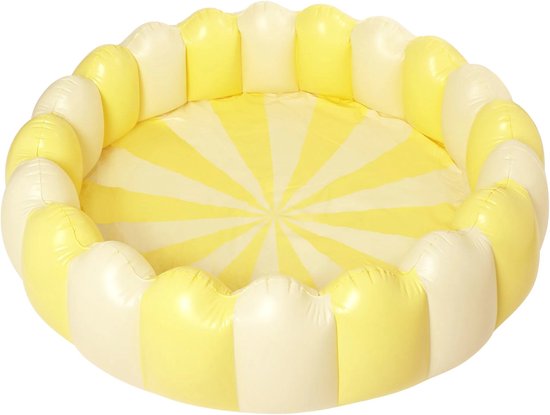 Petites Pommes Opblaasbaar Zwembad Henry Pastel yellow - Dia 160 cm