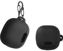 kwmobile Hoes geschikt voor Anker Soundcore Liberty 4 NC - Siliconen cover voor oordopjes in zwart