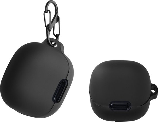 kwmobile Housse adaptée à Anker Soundcore Liberty 4 NC - Housse en Siliconen pour écouteurs en noir