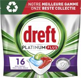 Bol.com Dreft Platinum Plus All In One Machine Clean - Vaatwastabletten - 5 x 16 Tabletten aanbieding