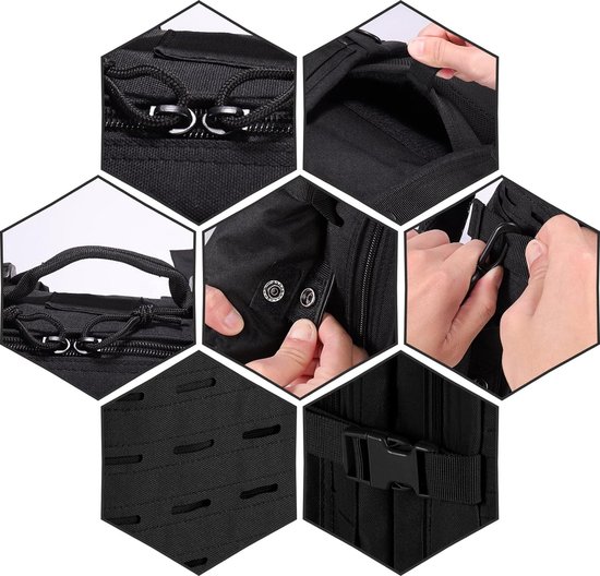 TRAILKICKER Tactical Laptop Backpack Military Backpack for Men Black Tactical Bag Backpack : Buy Online at Best Price in KSA - Souq is now
