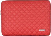 Laptophoes 14 Inch GR - Laptop Sleeve - Leer Style Rood