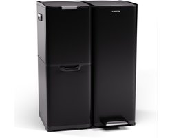 Klarstein Tiyo 3-in-1 Prullenbak - 60 Liter - Uitneembare emmers - Soft Close