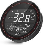 Ordinateur de vélo GPS - Compteur kilométrique - Compteur de vitesse - Zwart