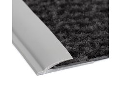 Rubbermagazijn | Overgangsprofiel - Grijs - 35x1,7mm - PVC afwerkprofiel - Lengte 25 meter