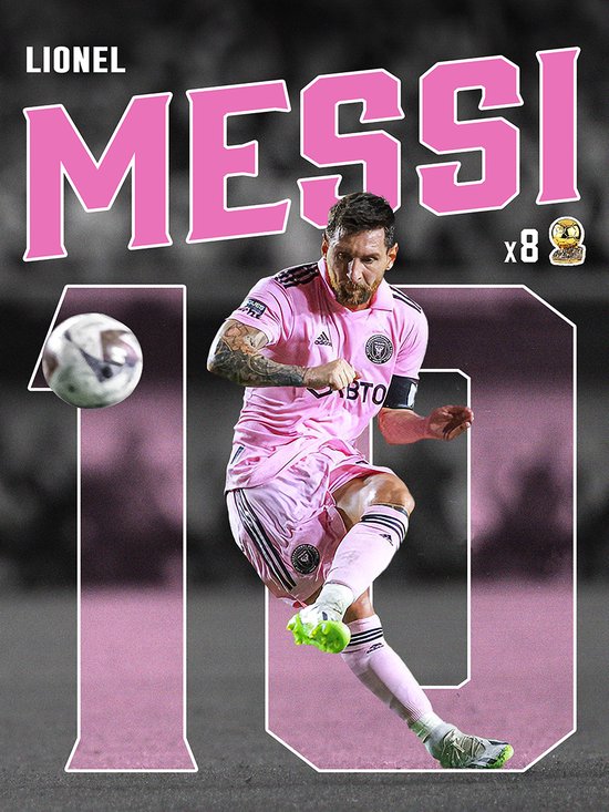 Lionel Messi - Inter Miami CF Poster Collection - Voetbal posters 2 - 43,2x61 cm (A2+)
