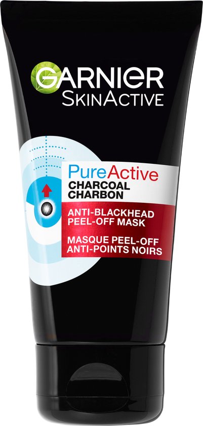 Garnier Pure Active Peel-Off Masker Charcoal - 50 ml - Tegen mee-eters en verstopte poriën