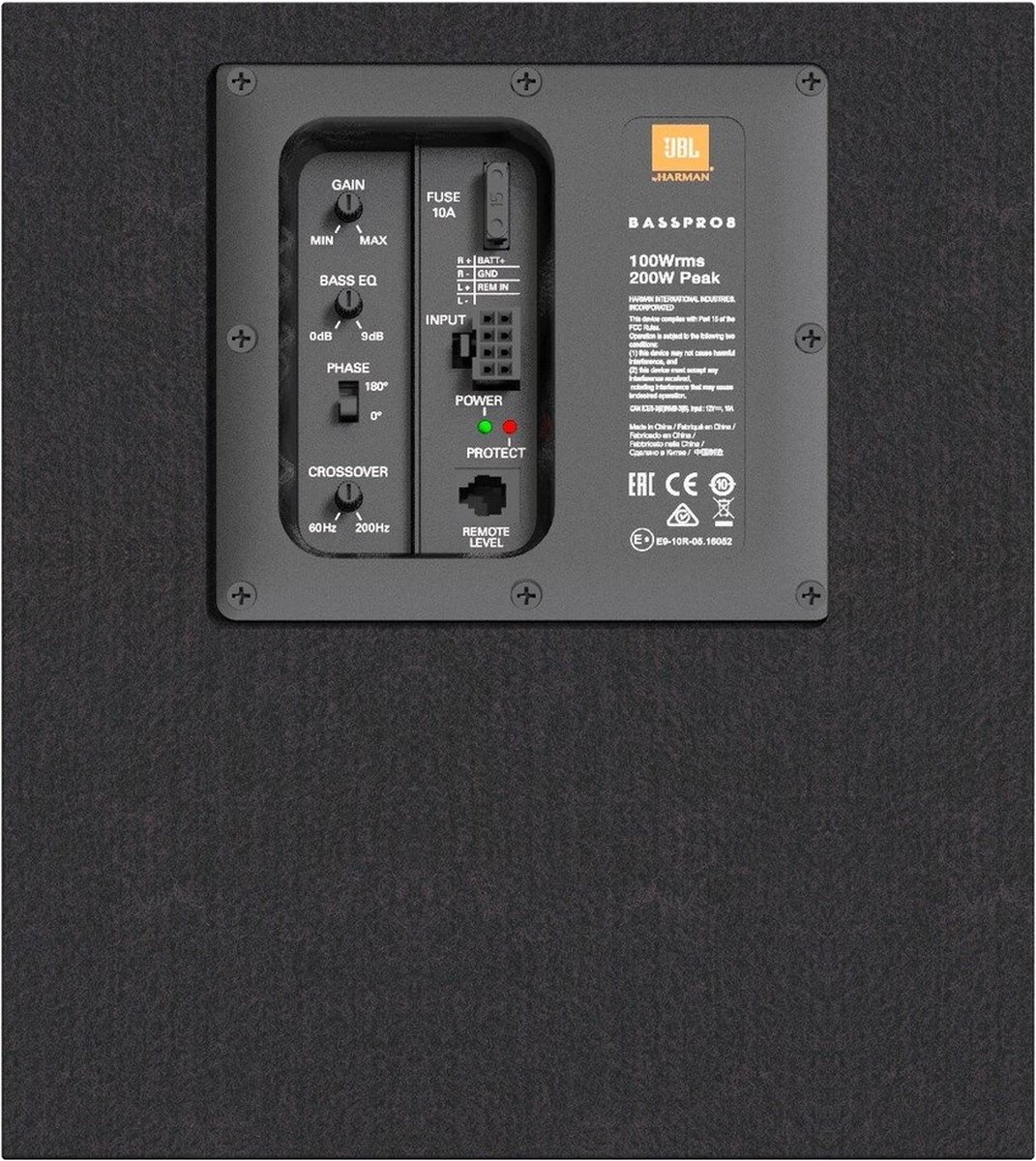 JBL Bass Pro 8 - Autosubwoofer - Actieve Subwoofer Kist - 800 Watt – foto 6