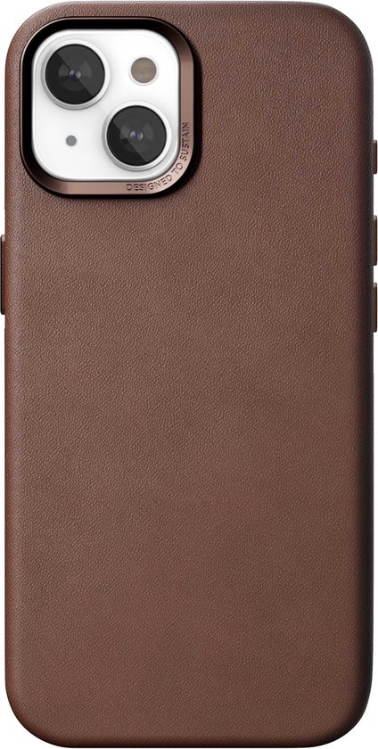 Bio Leather Case MagSafe - iPhone 15 Plus - Bruin