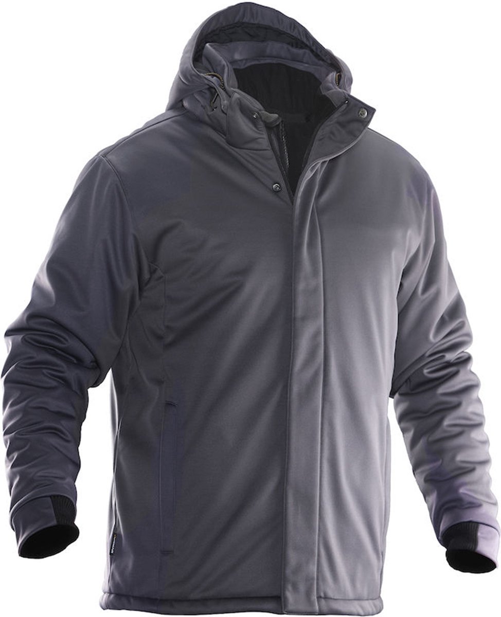 Jobman Softshell Jas Winter Heren - Donkergrijs - Maat 3XL