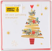 Amnesty International - Kerstboom - Kerstkaarten - 3 pakje - 8-delig