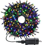 Lichtslingers - Buiten en Binnen RGB Kerstverlichting String Lights met 8 Lichtstanden + Timer + Geheugenfunctie, Waterdicht voor Kerstboom, Feest, Bruiloft, Balkon, 10m, 100LEDs