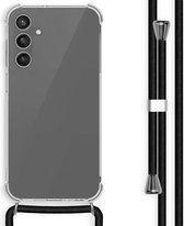 iMoshion Hoesje Geschikt voor Samsung Galaxy A25 Hoesje Met Koord - iMoshion Backcover met koord - Zwart