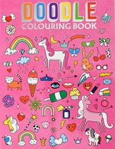 Doodle Kleurboek Unicorn - Kleurboek Eenhoorn - Kleurboek Meisjes - Kleurboek Peuter - Kleurboeken voor Kinderen - Tekenboek - Kleurboek Kinderen - Tekenen en Kleurplaten - 32 Pagina's - 28 x21,5 cm - Vanaf 3 Jaar - Multi Kleuren