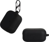 kwmobile Hoes geschikt voor Realme Buds Air 3s - Siliconen cover voor oordopjes in zwart