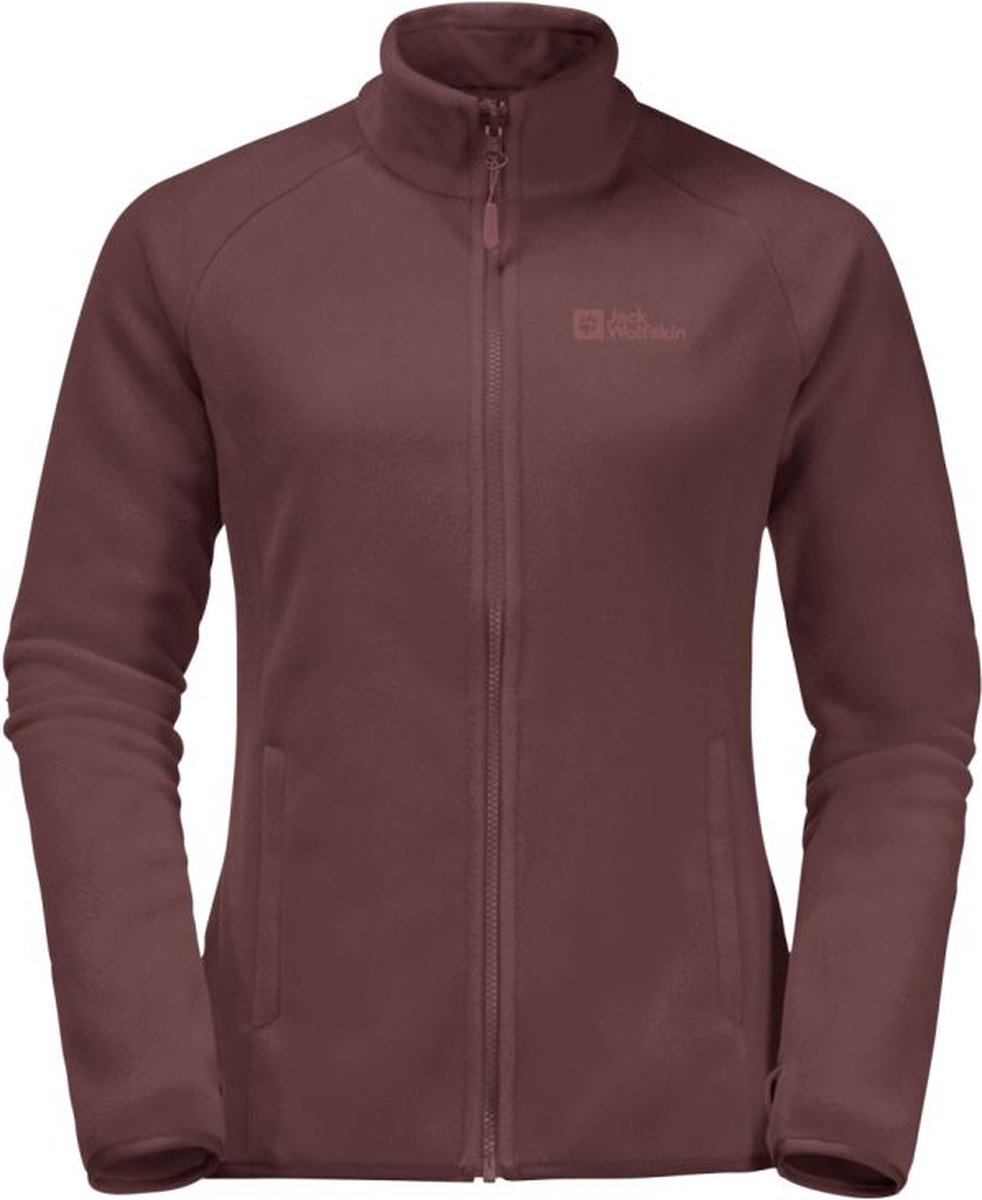 Jack Wolfskin MOONRISE FZ W Dames Outdoorvest Dark Maroon
