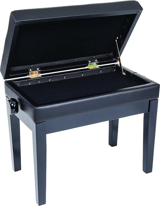 Verstelbare Piano BankMet OpslagZwart bol