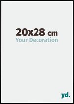 Fotolijst 20x28 cm - Aluminium - Zwart Mat - Austin