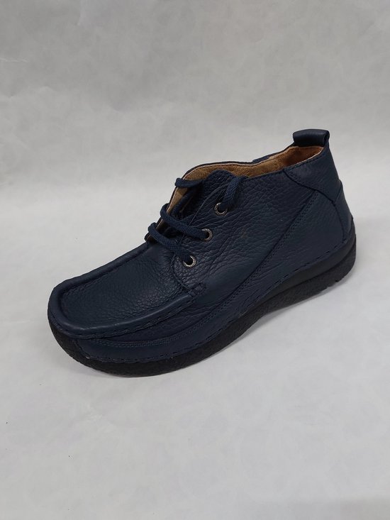 WOLKY 1011 / kinder veterschoenen / donkerblauw / maat 33