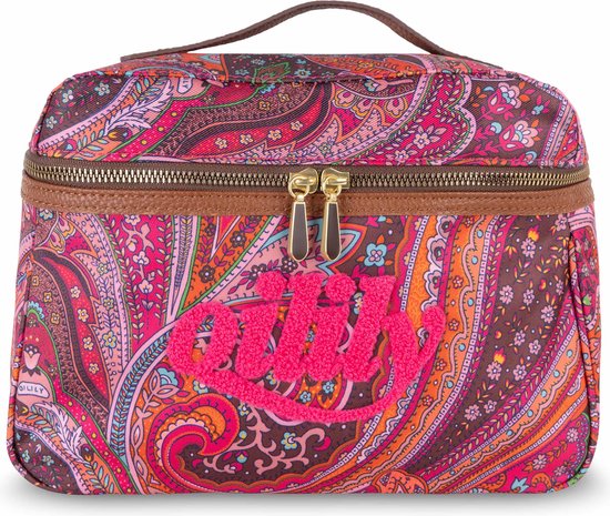 Oilily Coco - Make-up tas - Dames - Met Spiegeltje - Waterafstotend - Print - One Size