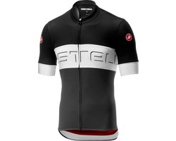 Castelli Fietsshirt korte mouwen Heren Zwart Ivoor - CA Prologo VI Jersey-Black/Ivory/Dark Gray - S