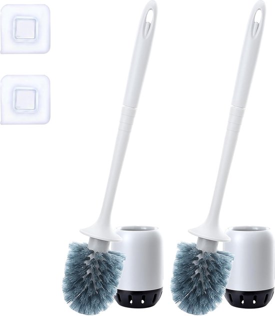 2-in-1 Toilet Prullenbak Borstel