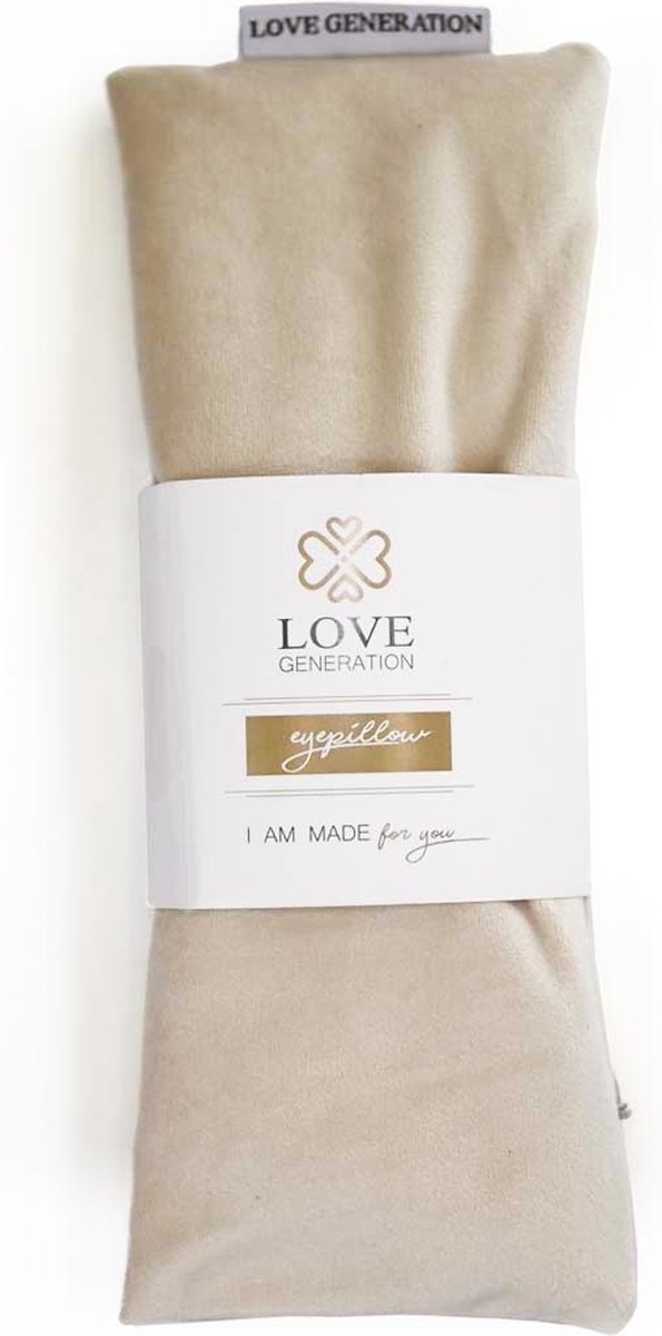 Love Generation - Fluwelen Oogkussen - Sacred Sand