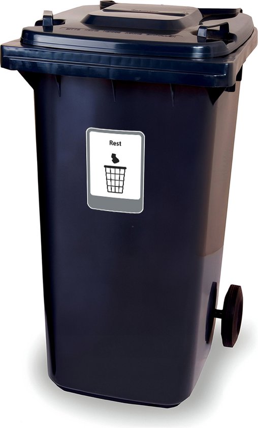 Kliko stickervel - Rest - container sticker - afvalbak stickers - vuilnisbak - CoverArt
