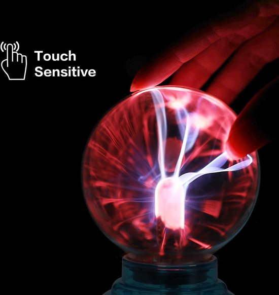Lumière Boule Plasma, Lampe Plasma magique sensible au toucher et