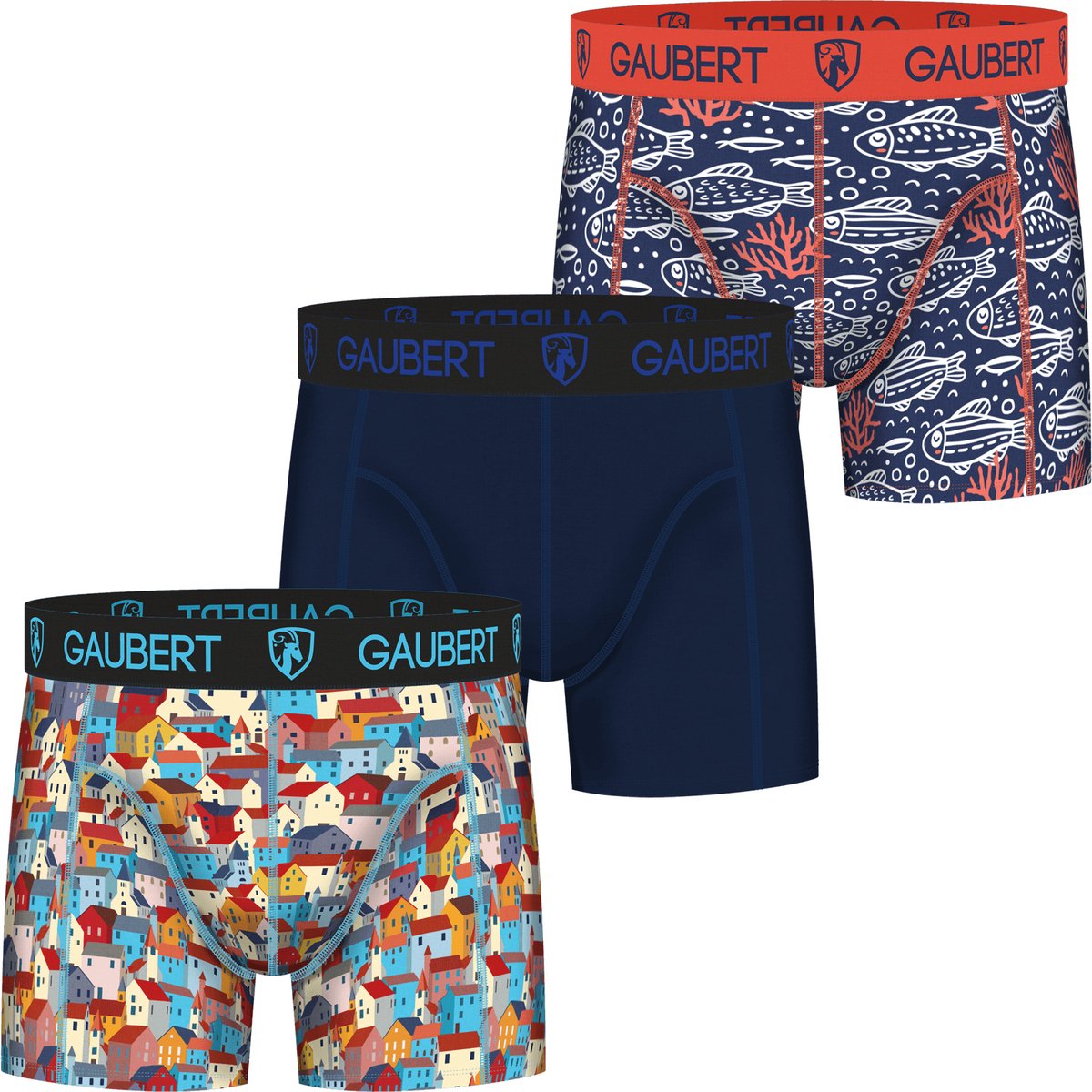 Gaubert Heren boxershort Bamboe 3-pack Summer - XL