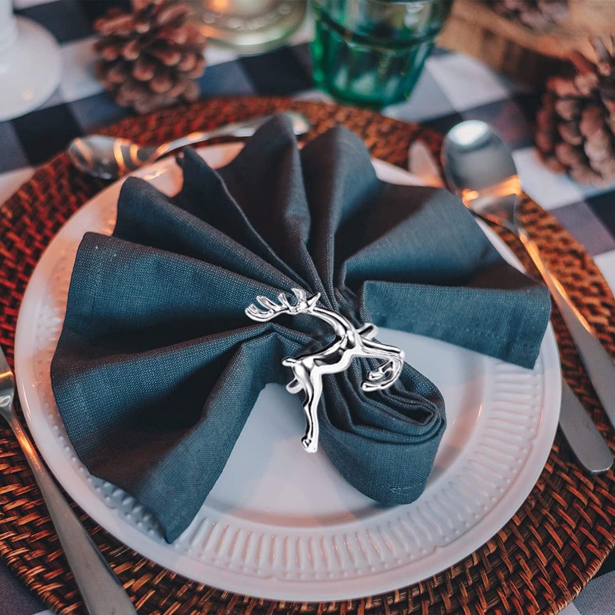 50pcs Ronds De Serviette De Table Anneaux De Serviette En Strass Brillants Rond De Serviette Mariageargent 50pcs 69620379