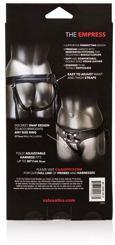 Cal Exotics Lover's Super Strap Universal Harness Black