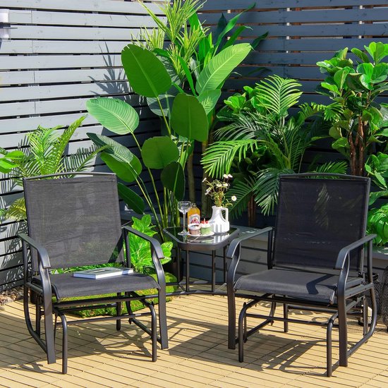 tectake® Rotan Zitgroep - Weerbestendige Tuinmeubelset met Tafel en 4 Stoelen tectake® Rotan Zitgroep - Weerbestendige Tuinmeubelset met Tafel en 4 Stoelen