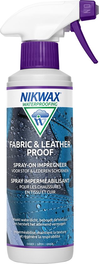nikwax Spray d'imprégnation anti-tissu et cuir 300 ml