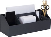 Bigso Box of Sweden Donkergrijze bureau organizer 7 vakken - 275145601 - Sorteervakken, Klaar voor gebruik