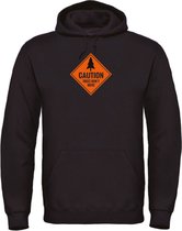 Sweat à capuche Sports d'hiver noir M - Les arbres ne bougent pas FRONT - soBAD. | Mauvaise outfit d'après-ski | vêtements | habiller des vêtements | chandails de sports d'hiver | sports d'hiver mesdames et messieurs | Planche a neige