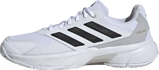 Adidas Performance CourtJam Control 3 Tennisschoenen - Unisex - Wit