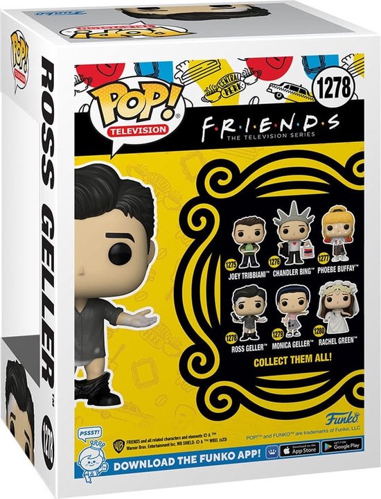 Funko Pop! Ross Geller – Friends – Figurine Vinyle 9,5cm – Costume Hanoukka – Cadeau Fan – Collection Exclusive
