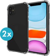 iMoshion Shockproof Hoesje Duopack Geschikt voor iPhone 11 - Transparant