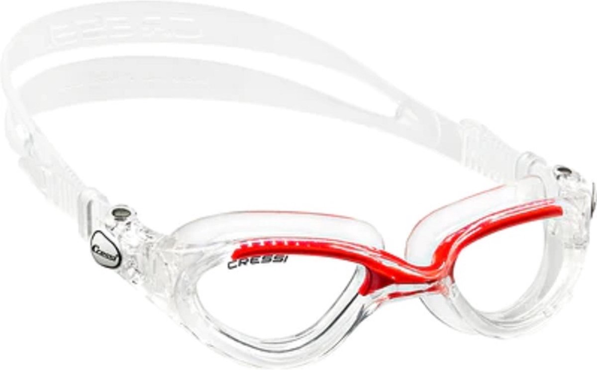 Cressi flash zwembril / goggle rood transparant